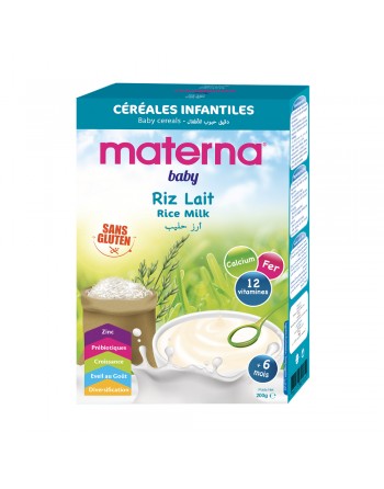 Farine Materna Riz, Lait 200g